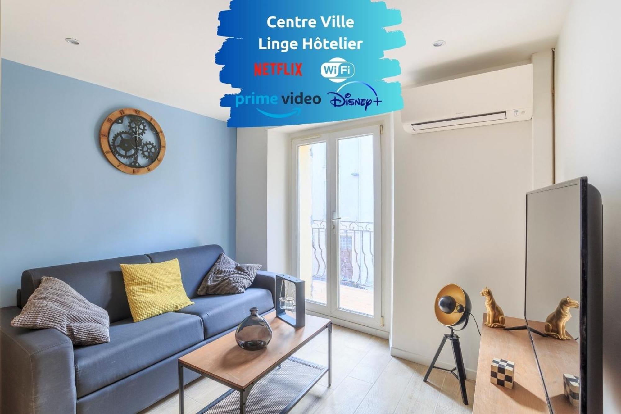 Sud Passion - Ferrer Nine - Cosy Avec Balcon Apartment Гардан Екстериор снимка
